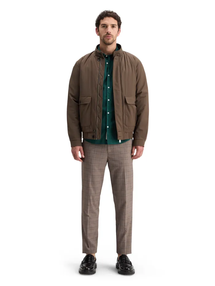 POPLIN SOLID Cypress Green Men Scotch and Soda Shirts