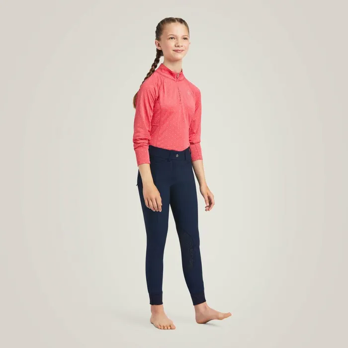 Prelude Knee Patch Breech Navy Kids Ariat English Riding Clothing Prelude Knee Patch Breech Navy Kids Ariat English Riding Clothing