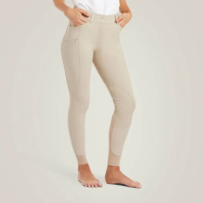 Prelude Knee Patch Breech Olympia Tan Women Ariat Pants and Shorts