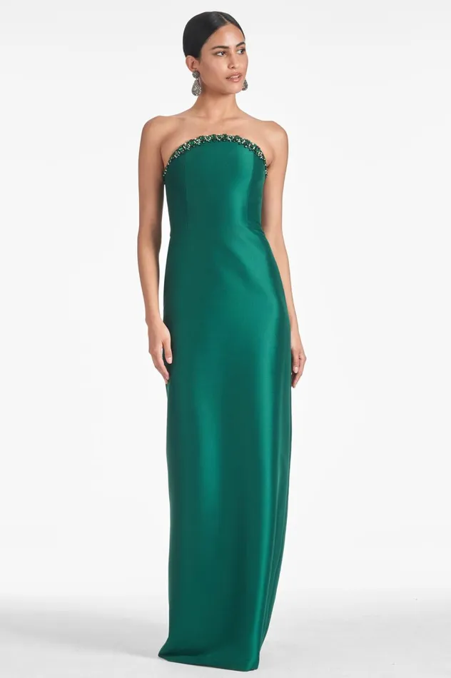Preston Gown 8211 Emerald Women Sachin and Babi Evening