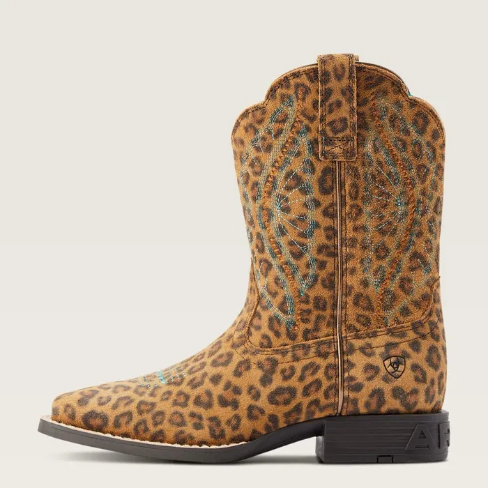 Primetime Western Boot Faded Leopard Kids Ariat Big Kids039 Footwear Primetime Western Boot Faded Leopard Kids Ariat Big Kids039 Footwear