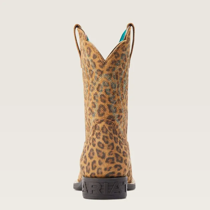 Primetime Western Boot Faded Leopard Kids Ariat Big Kids039 Footwear Primetime Western Boot Faded Leopard Kids Ariat Big Kids039 Footwear
