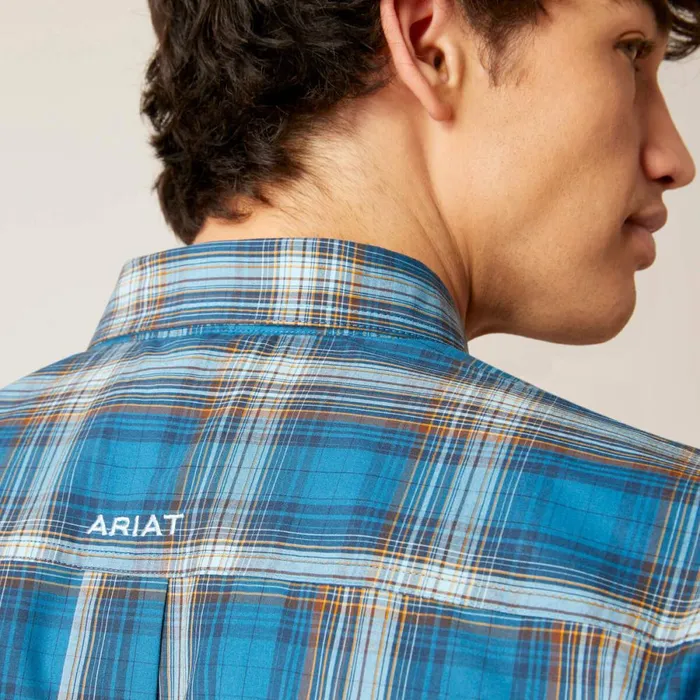 Pro Series Geron Classic Fit Shirt Rush Of Blue Men Ariat Button Down Shirts Pro Series Geron Classic Fit Shirt Rush Of Blue Men Ariat Button Down Shirts