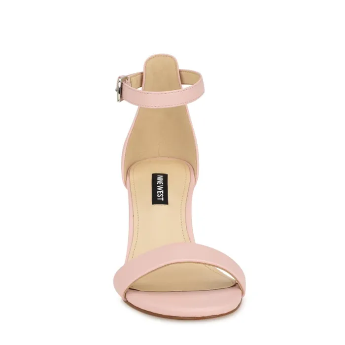 Pruce Ankle Strap Block Heel Sandals Light Pink Women Nine West Heeled Pruce Ankle Strap Block Heel Sandals Light Pink Women Nine West Heeled