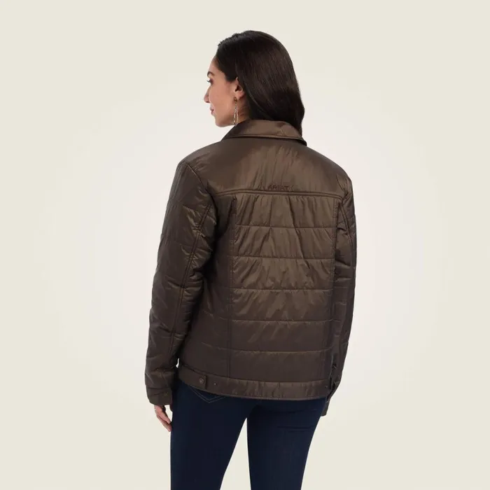 Puffer Trucker Insulated Jacket Banyan Bark Women Ariat Jackets and Vests Puffer Trucker Insulated Jacket Banyan Bark Women Ariat Jackets and Vests