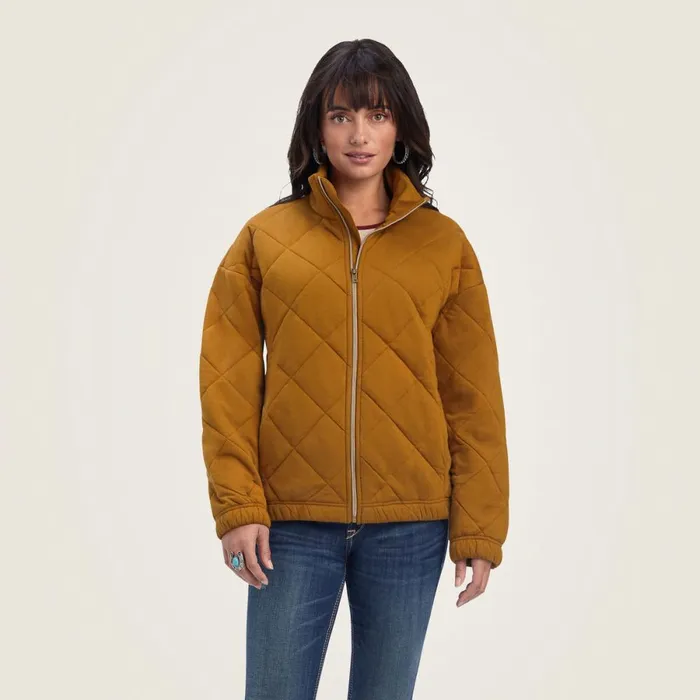 Quilted Jacket Bronze Brown Women Ariat Jackets and Vests
