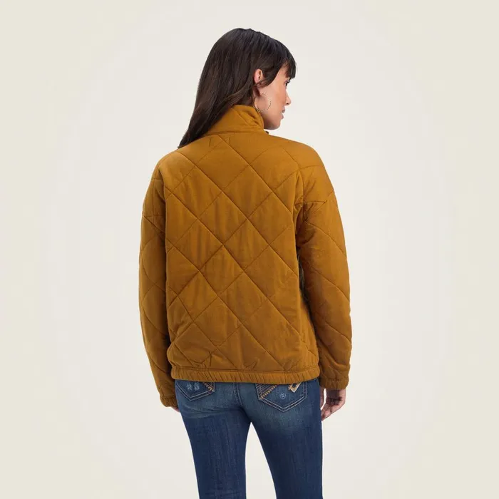 Quilted Jacket Bronze Brown Women Ariat Jackets and Vests Quilted Jacket Bronze Brown Women Ariat Jackets and Vests