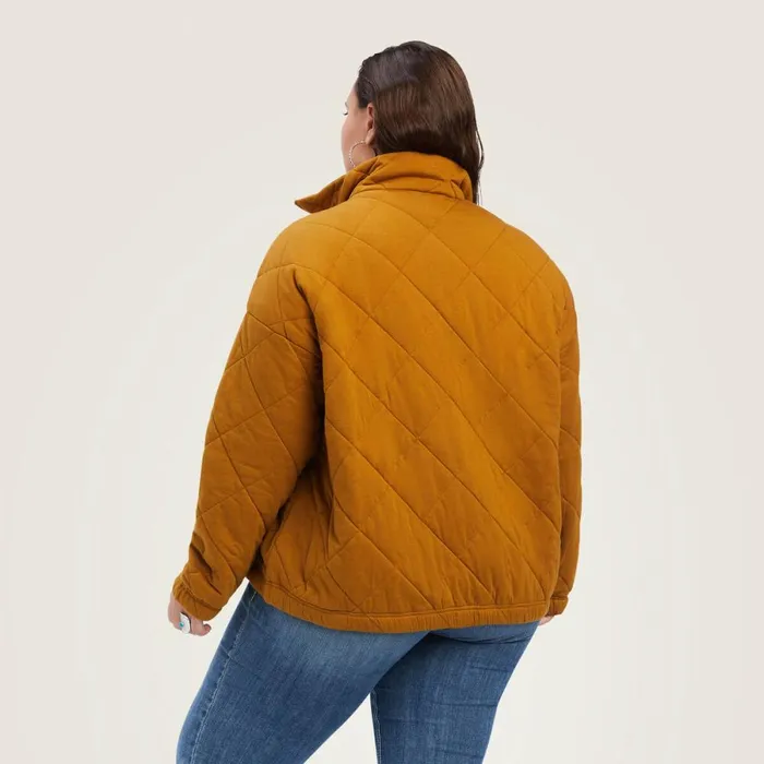 Quilted Jacket Bronze Brown Women Ariat Jackets and Vests Quilted Jacket Bronze Brown Women Ariat Jackets and Vests