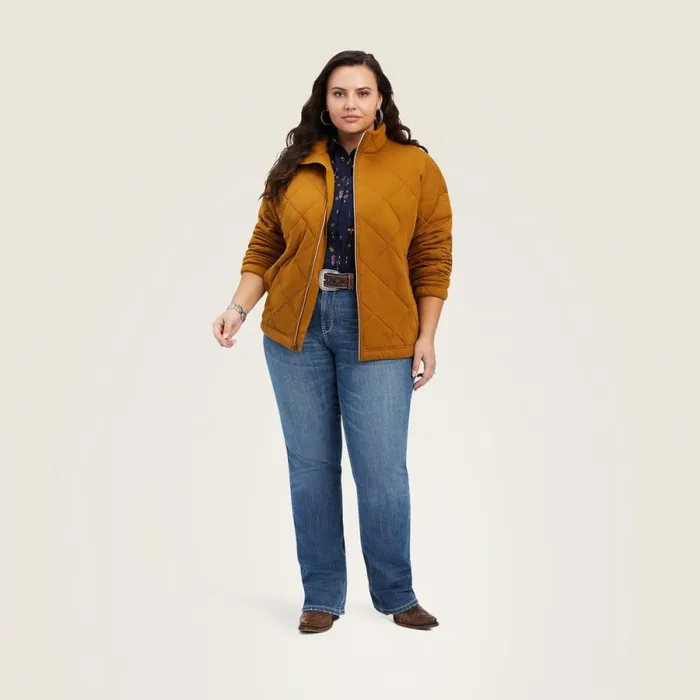 Quilted Jacket Bronze Brown Women Ariat Jackets and Vests Quilted Jacket Bronze Brown Women Ariat Jackets and Vests