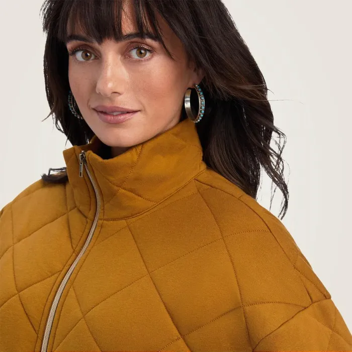 Quilted Jacket Bronze Brown Women Ariat Jackets and Vests Quilted Jacket Bronze Brown Women Ariat Jackets and Vests
