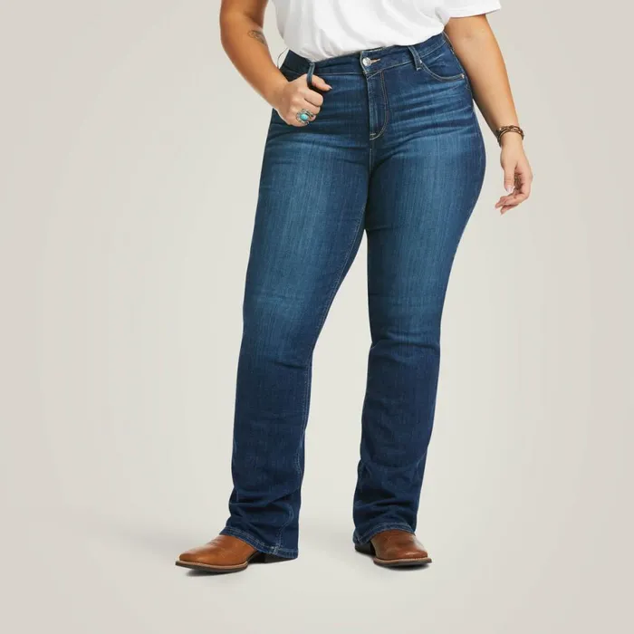 REAL Perfect Rise Abby Straight Jean Mackenzie Women Ariat Denim