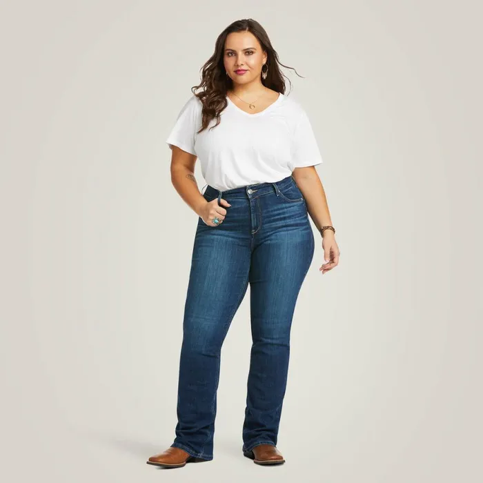 REAL Perfect Rise Abby Straight Jean Mackenzie Women Ariat Denim