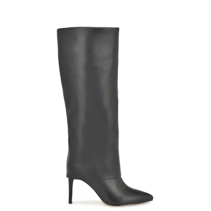 Radish Dress Boots Black Women Nine West Boots and Booties