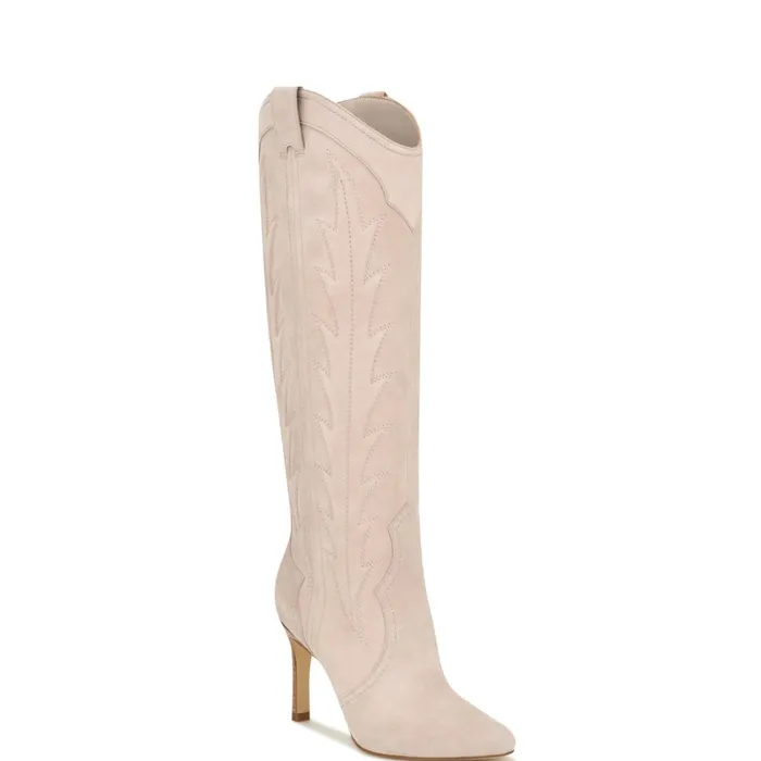 Radory Western Boots Taupe Women Nine West Boots and Booties Radory Western Boots Taupe Women Nine West Boots and Booties