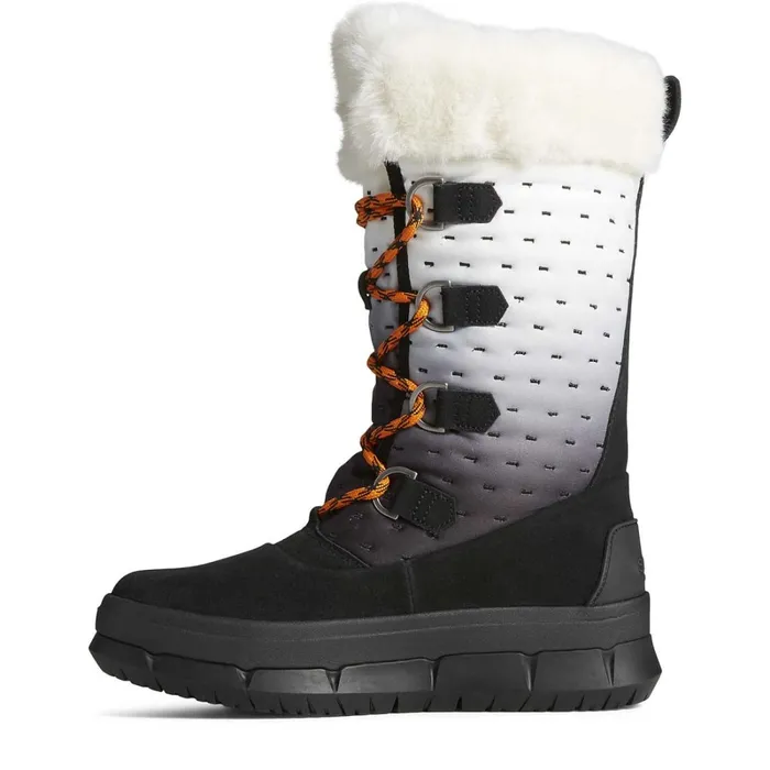 Rain and Duck Boots Women Sperry Kittery Shibori Insulated Winter Boot Black Rain and Duck Boots Women Sperry Kittery Shibori Insulated Winter Boot Black