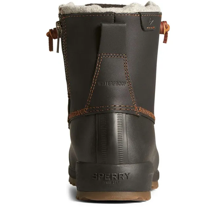 Rain and Duck Boots Women Sperry Maritime Repel Thinsulate Waterproof Snow Boot Black