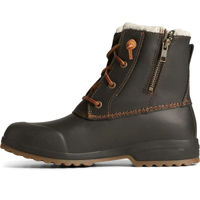 Rain and Duck Boots Women Sperry Maritime Repel Thinsulate Waterproof Snow Boot Black