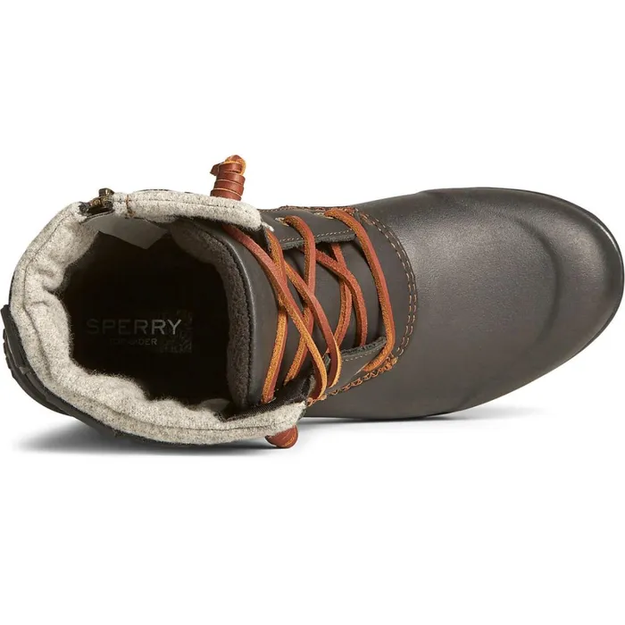Rain and Duck Boots Women Sperry Maritime Repel Thinsulate Waterproof Snow Boot Black