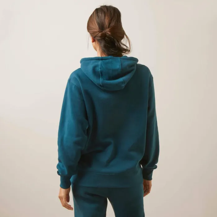 REAL Flora Hoodie Reflecting Pond Women Ariat Sweatshirts and Hoodies REAL Flora Hoodie Reflecting Pond Women Ariat Sweatshirts and Hoodies