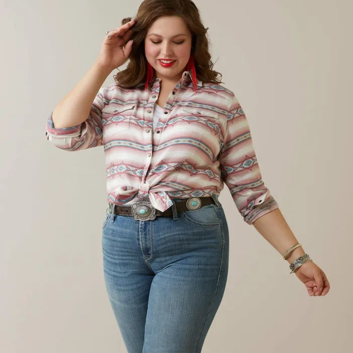 REAL Kaycee Classic Fit Shirt Kaycee Jcd Women Ariat TShirts and Tops