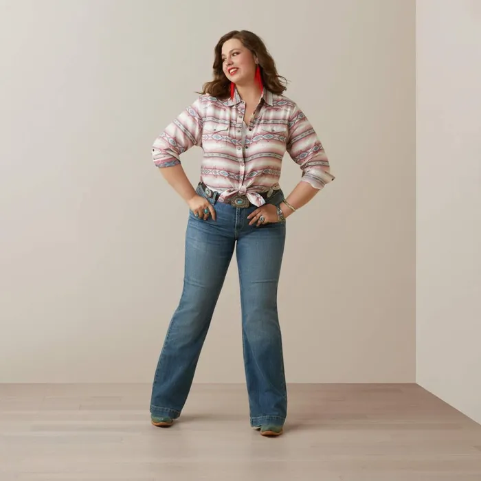 REAL Kaycee Classic Fit Shirt Kaycee Jcd Women Ariat TShirts and Tops