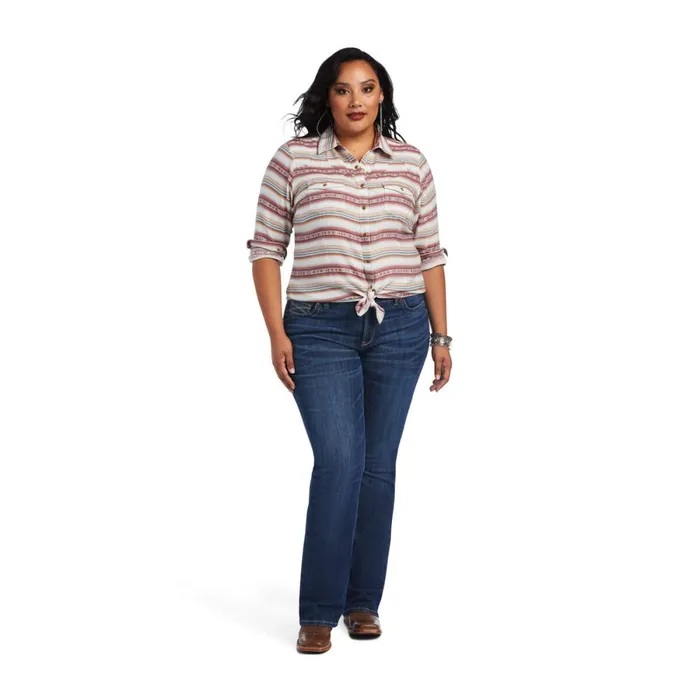 REAL Rosewood Shirt Rosewood Jacquard Women Ariat TShirts and Tops REAL Rosewood Shirt Rosewood Jacquard Women Ariat TShirts and Tops
