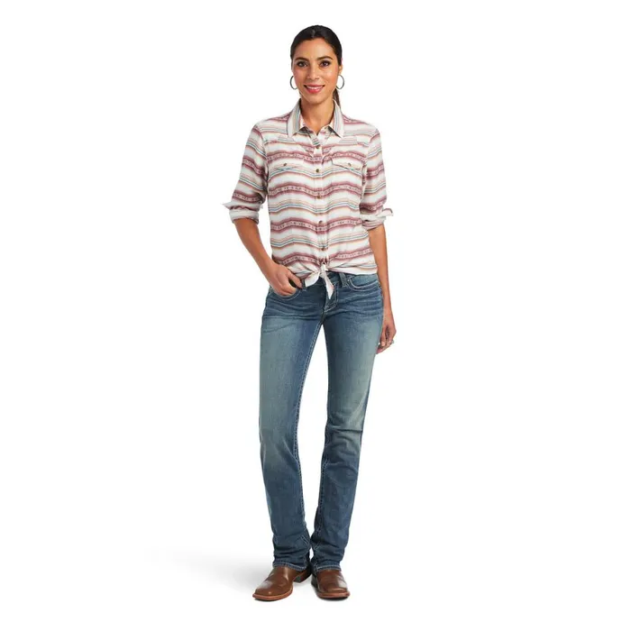 REAL Rosewood Shirt Rosewood Jacquard Women Ariat TShirts and Tops REAL Rosewood Shirt Rosewood Jacquard Women Ariat TShirts and Tops