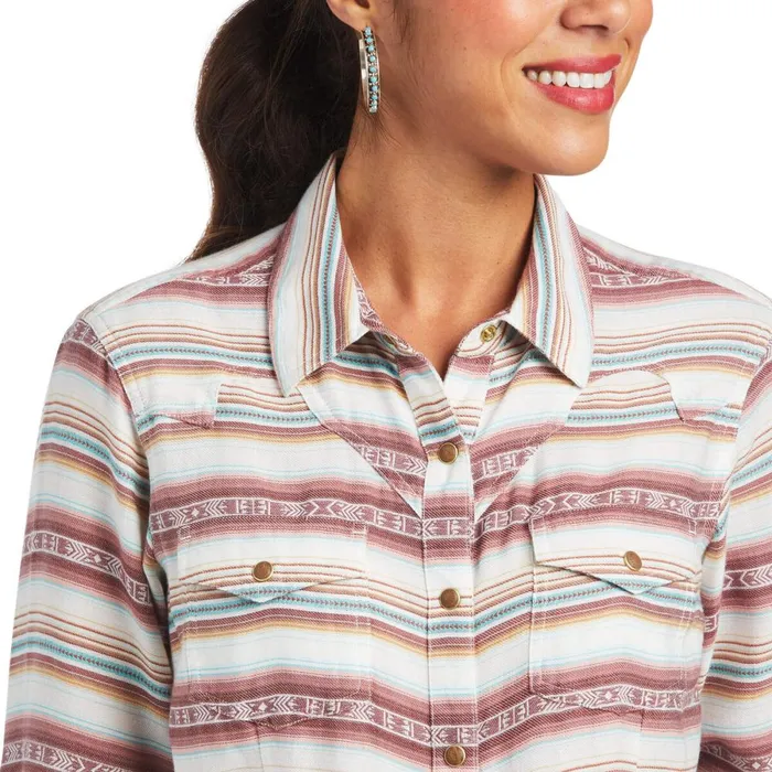 REAL Rosewood Shirt Rosewood Jacquard Women Ariat TShirts and Tops REAL Rosewood Shirt Rosewood Jacquard Women Ariat TShirts and Tops