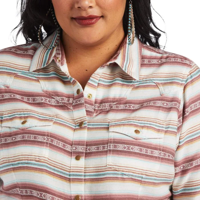 REAL Rosewood Shirt Rosewood Jacquard Women Ariat TShirts and Tops REAL Rosewood Shirt Rosewood Jacquard Women Ariat TShirts and Tops