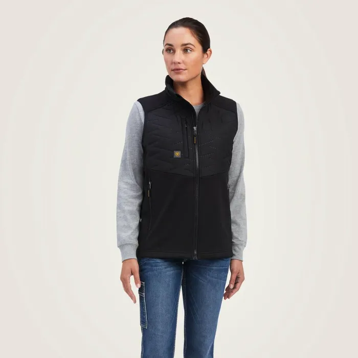 Rebar Cloud 9 Insulated Vest Black Women Ariat Jackets and Vests