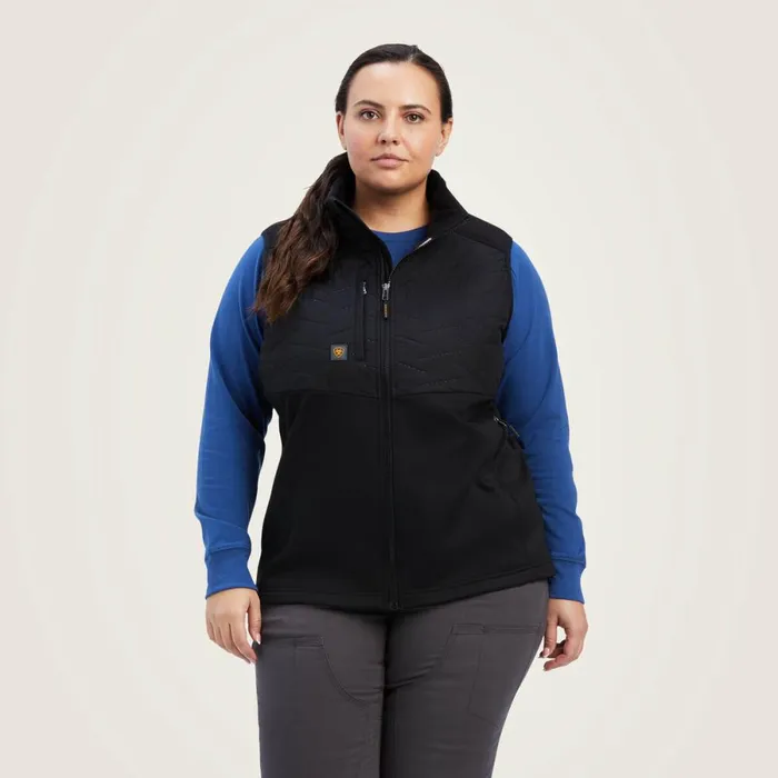 Rebar Cloud 9 Insulated Vest Black Women Ariat Jackets and Vests