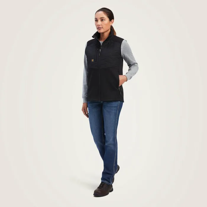 Rebar Cloud 9 Insulated Vest Black Women Ariat Jackets and Vests