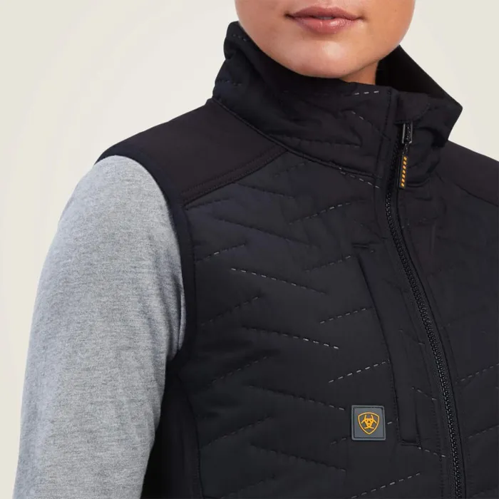 Rebar Cloud 9 Insulated Vest Black Women Ariat Jackets and Vests