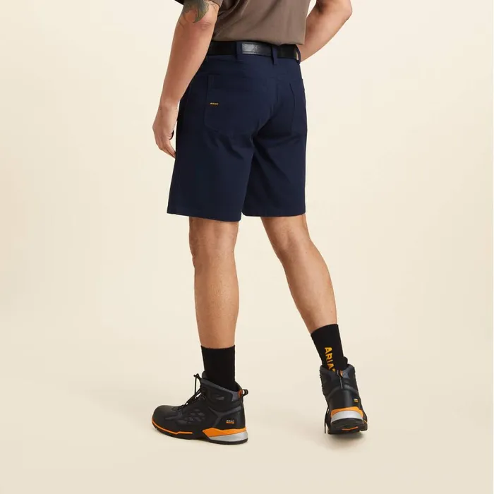 Rebar DuraStretch Made Tough 10034 Short Navy Men Ariat Pants and Shorts Rebar DuraStretch Made Tough 10034 Short Navy Men Ariat Pants and Shorts