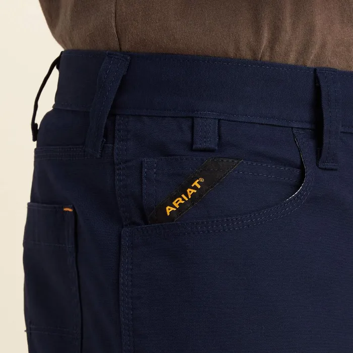 Rebar DuraStretch Made Tough 10034 Short Navy Men Ariat Pants and Shorts Rebar DuraStretch Made Tough 10034 Short Navy Men Ariat Pants and Shorts