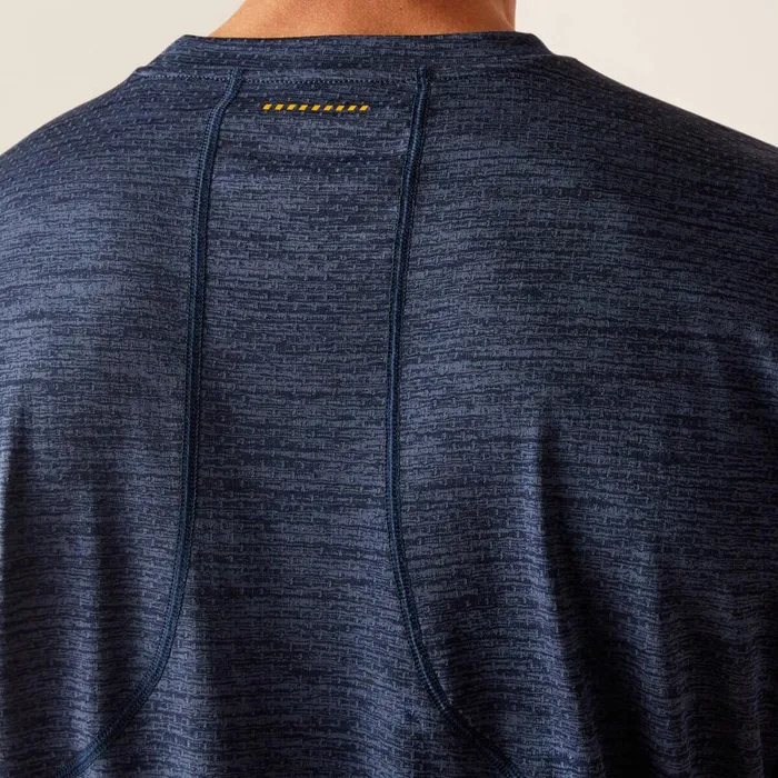 Rebar Evolution Athletic Fit TShirt Navy Men Ariat TShirts and Polos Rebar Evolution Athletic Fit TShirt Navy Men Ariat TShirts and Polos
