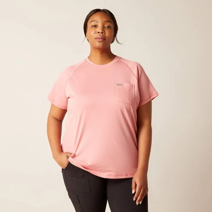 Rebar Heat Fighter TShirt Mauveglowsharkskin Women Ariat TShirts and Tops Rebar Heat Fighter TShirt Mauveglowsharkskin Women Ariat TShirts and Tops