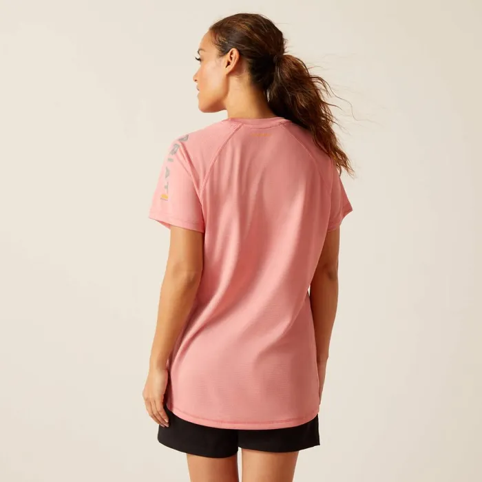 Rebar Heat Fighter TShirt Mauveglowsharkskin Women Ariat TShirts and Tops Rebar Heat Fighter TShirt Mauveglowsharkskin Women Ariat TShirts and Tops