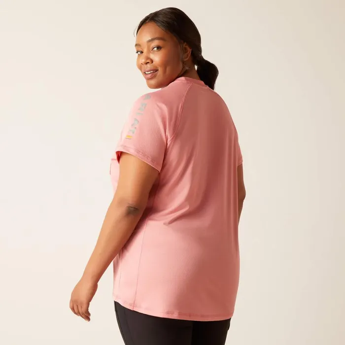 Rebar Heat Fighter TShirt Mauveglowsharkskin Women Ariat TShirts and Tops Rebar Heat Fighter TShirt Mauveglowsharkskin Women Ariat TShirts and Tops