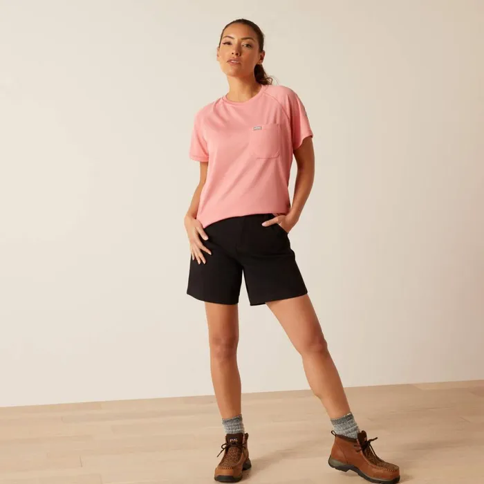 Rebar Heat Fighter TShirt Mauveglowsharkskin Women Ariat TShirts and Tops Rebar Heat Fighter TShirt Mauveglowsharkskin Women Ariat TShirts and Tops