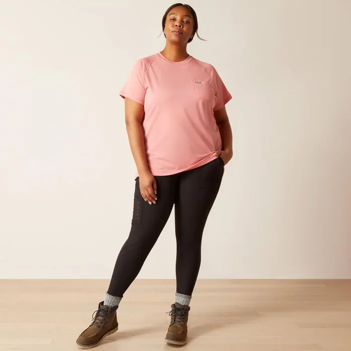 Rebar Heat Fighter TShirt Mauveglowsharkskin Women Ariat TShirts and Tops Rebar Heat Fighter TShirt Mauveglowsharkskin Women Ariat TShirts and Tops