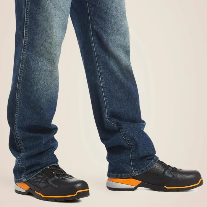 Rebar M3 Loose DuraStretch Basic Stackable Straight Leg Jean Sierra Men Ariat Denim Rebar M3 Loose DuraStretch Basic Stackable Straight Leg Jean Sierra Men Ariat Denim
