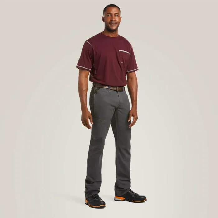 Rebar M4 Low Rise DuraStretch Made Tough Stackable Straight Leg Pant Rebar Gray Men Ariat Pants and Shorts Rebar M4 Low Rise DuraStretch Made Tough Stackable Straight Leg Pant Rebar Gray Men Ariat Pants and Shorts