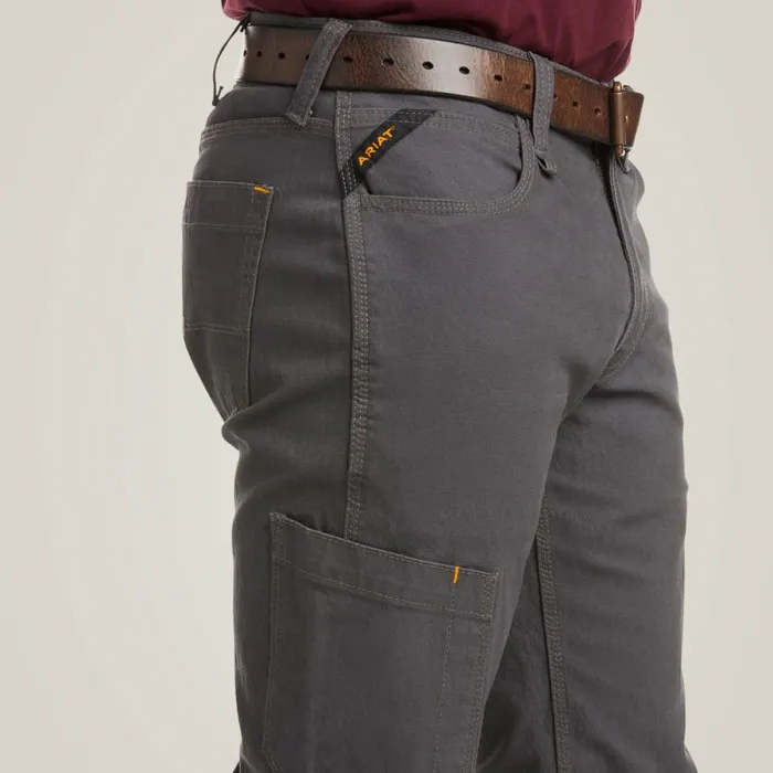 Rebar M4 Low Rise DuraStretch Made Tough Stackable Straight Leg Pant Rebar Gray Men Ariat Pants and Shorts Rebar M4 Low Rise DuraStretch Made Tough Stackable Straight Leg Pant Rebar Gray Men Ariat Pants and Shorts