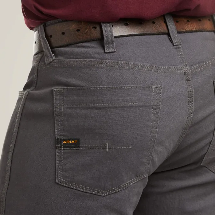 Rebar M4 Low Rise DuraStretch Made Tough Stackable Straight Leg Pant Rebar Gray Men Ariat Pants and Shorts Rebar M4 Low Rise DuraStretch Made Tough Stackable Straight Leg Pant Rebar Gray Men Ariat Pants and Shorts
