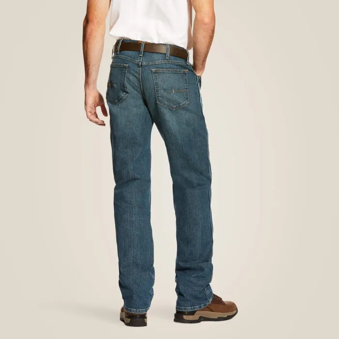 Rebar M4 Relaxed DuraStretch Basic Boot Cut Jean Carbine Men Ariat Denim Rebar M4 Relaxed DuraStretch Basic Boot Cut Jean Carbine Men Ariat Denim