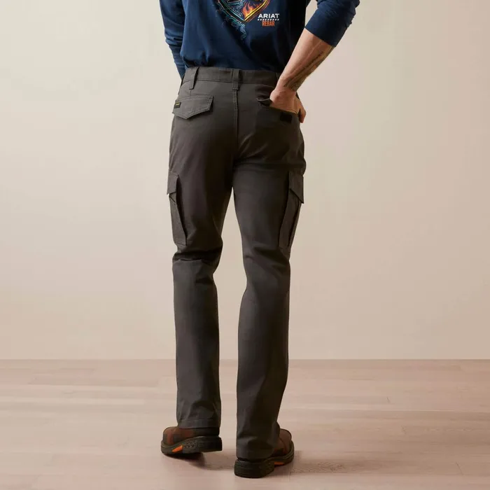 Rebar M4 Relaxed Made Tough Cargo Straight Pant Rebar Grey Men Ariat Pants and Shorts Rebar M4 Relaxed Made Tough Cargo Straight Pant Rebar Grey Men Ariat Pants and Shorts