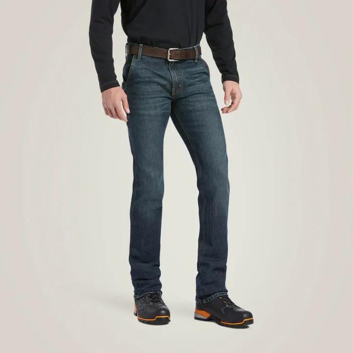 Rebar M7 Slim DuraStretch Workhorse Straight Leg Jean Mccoy Men Ariat Denim
