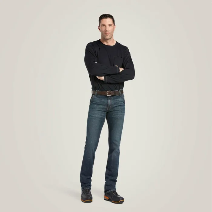 Rebar M7 Slim DuraStretch Workhorse Straight Leg Jean Mccoy Men Ariat Denim Rebar M7 Slim DuraStretch Workhorse Straight Leg Jean Mccoy Men Ariat Denim