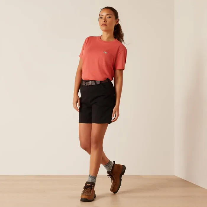 Rebar PR Made Tough 6034 Short Black Women Ariat Pants and Shorts Rebar PR Made Tough 6034 Short Black Women Ariat Pants and Shorts